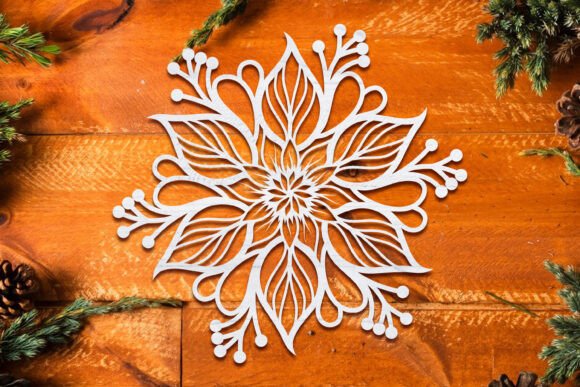 Christmas Flower SVG for Winter Amp Branding