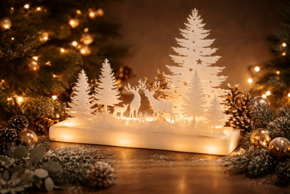 Christmas Reindeer Forrest Light Stand Review