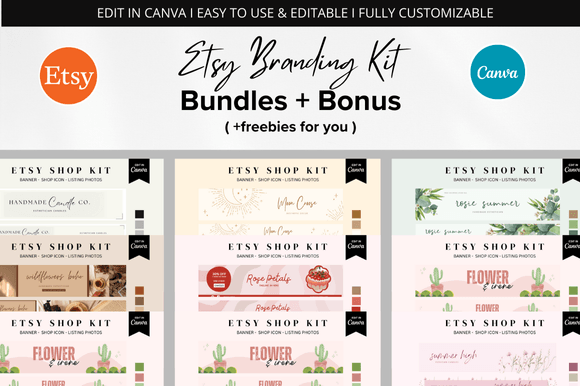 Etsy Shop Branding Kit Bundle: A Publisher’s Review