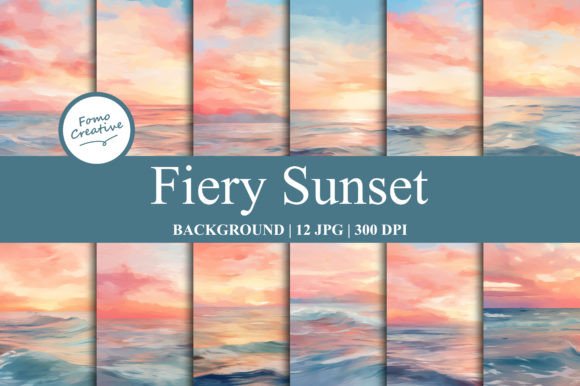 Fiery Sunset Background: A Designer’s Review