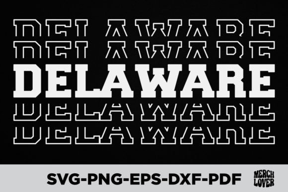 Patriotic USA State Delaware T-Shirt Designs