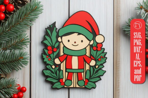 Review: Christmas Elf Doors Laser Cut SVG for Embroidery