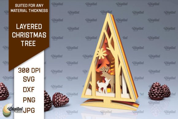 Review: Layered Christmas Tree Laser Cut Design