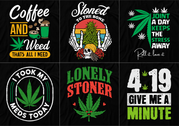 Review: Weed T-shirt Design Bundle for 420 Apparel