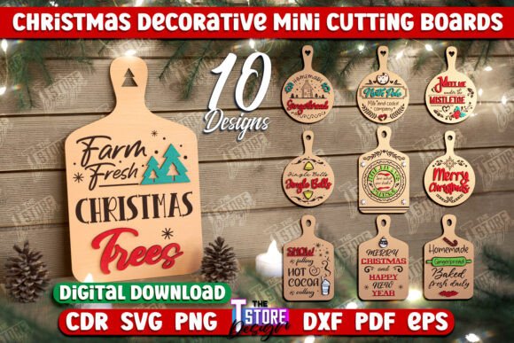 Reviewing Christmas Decorative Mini Cutting Boards