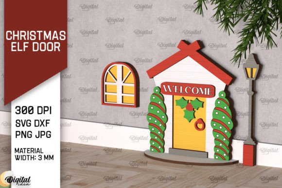 Reviewing the Christmas Elf Door Laser Cut Design for Winter Amp Branding
